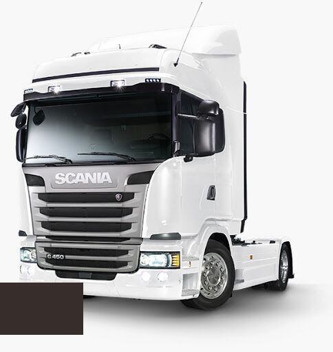 Levně Autolak ve spreji Scania 1406987 BROWN RAL8019 kvalita autolaku Profesionální (2K)