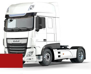 Levně Barva na auto ve spreji DAF 1263831 CURRANT RED kvalita autolaku Profesionální (2K)