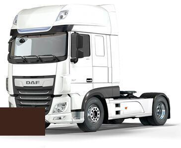 Levně Barva na auto ve spreji DAF 1298913 SCHOKOLADENBRAUN RAL8017 kvalita autolaku Profesionální (2K)