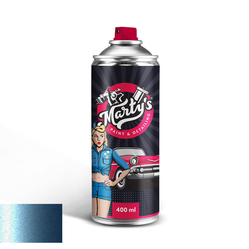 Levně Barva na auto ve spreji Škoda G0G0 MODRA DENIM/DENIM BLAU