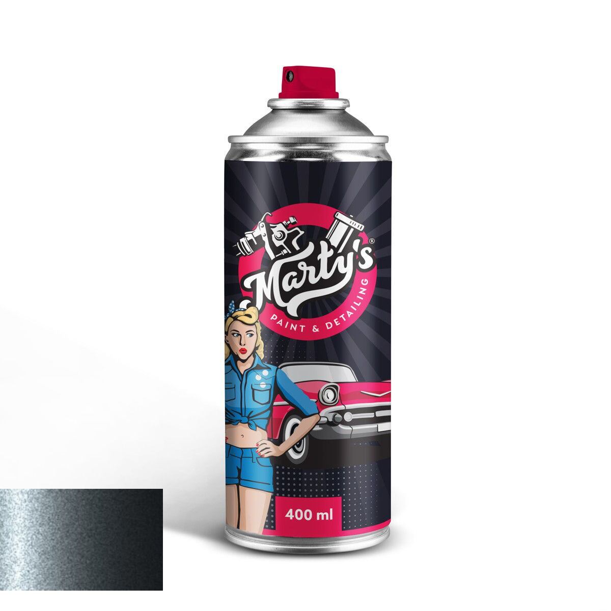 Levně Autolak ve spreji Fiat EZW Steel Grey