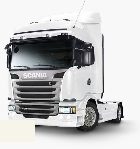 Levně Autolak ve spreji Scania 1366606 SCANIA WEISS kvalita autolaku Profesionální (2K)