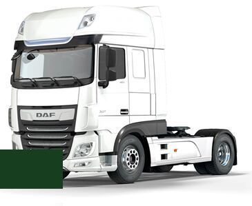 Levně Barva na auto ve spreji DAF 1306580 BRUNSWICK GREEN kvalita autolaku Profesionální (2K)