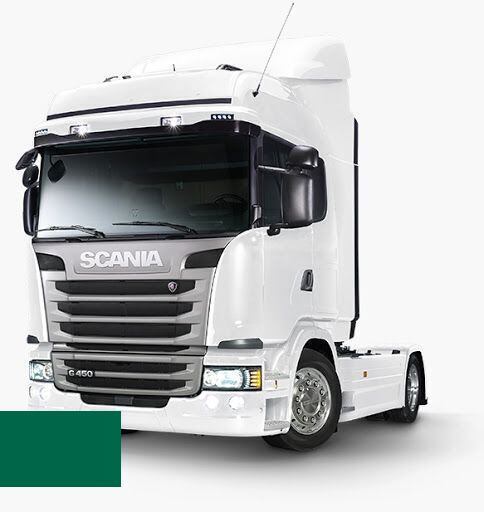 Levně Autolak do pistole Scania Trucks 4344 MORKGRON/DK GREEN 6404