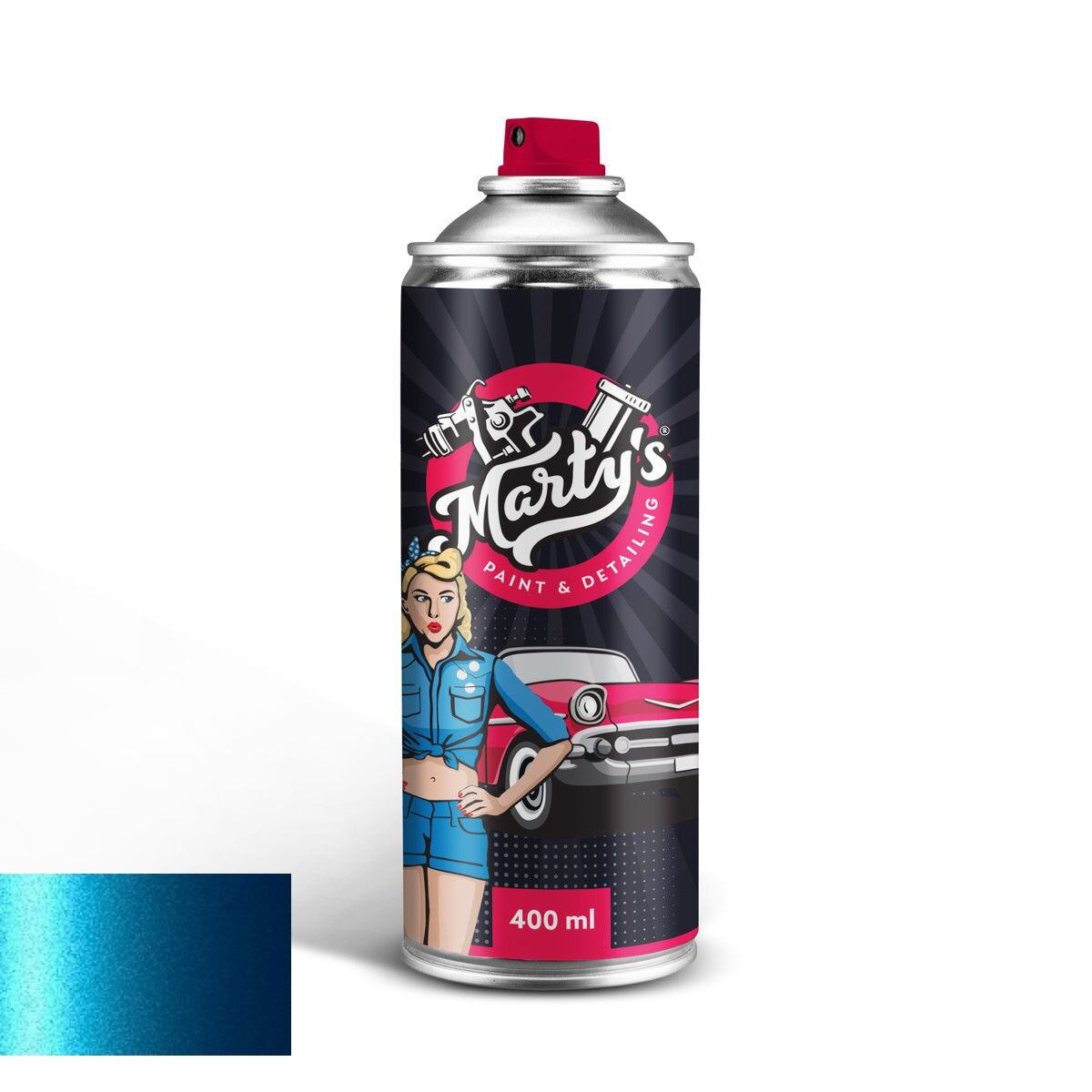 Levně Autolak ve spreji Fiat 948/B Blue Matt