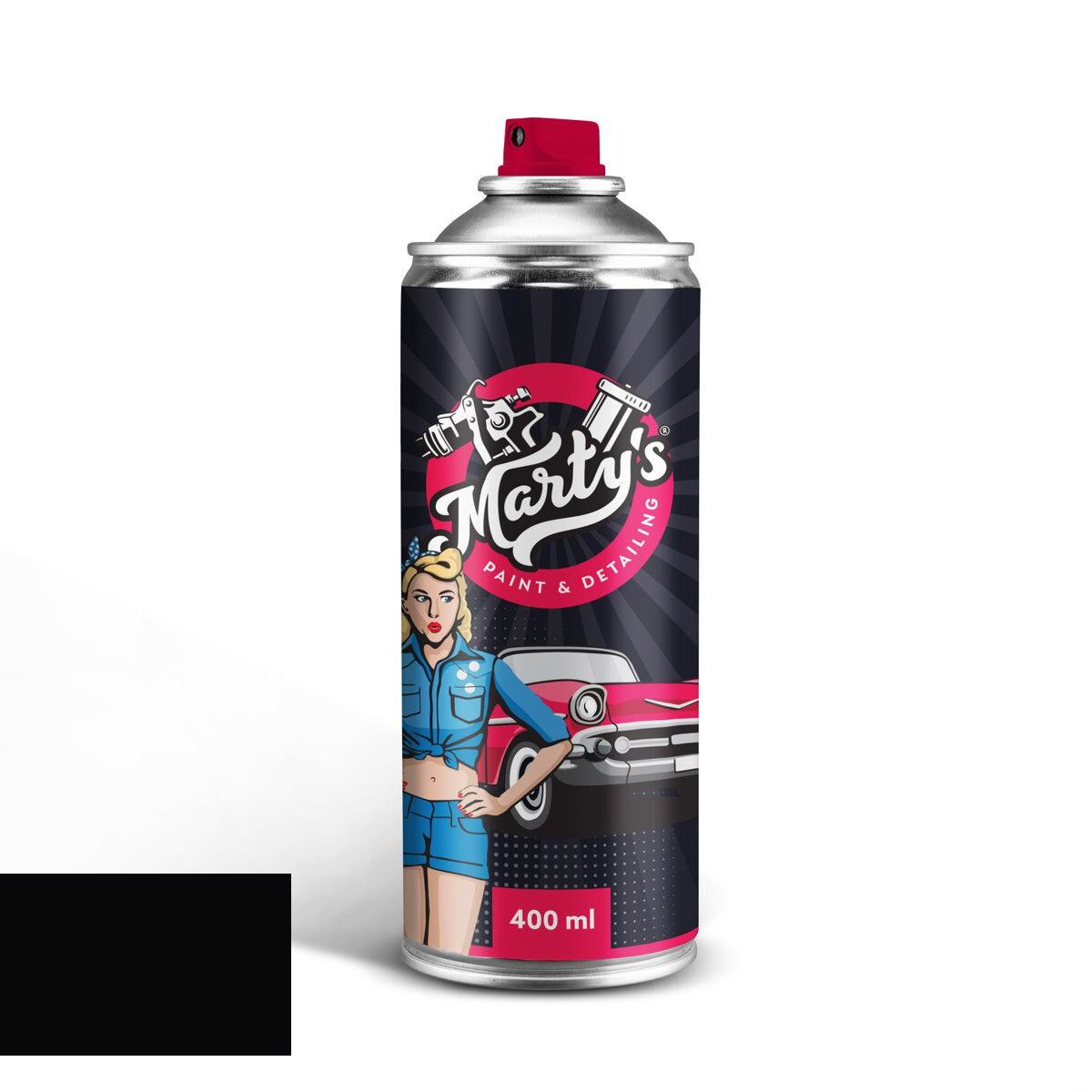Levně Autolak ve spreji Seat 041 Negro kvalita autolaku Profesionální (2K)