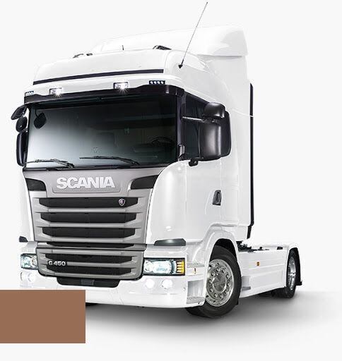 Levně Autolak ve spreji Scania 4818 BRUN/BROWN BEIGE 7357 kvalita autolaku Profesionální (2K)