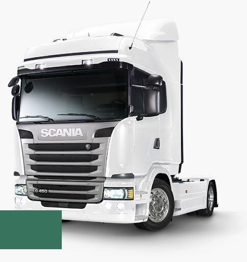Levně Autolak ve spreji Scania 1366677 GREEN RAL6000 kvalita autolaku Profesionální (2K)