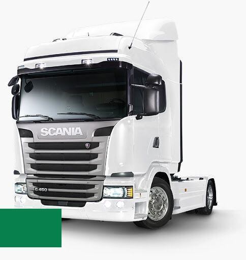 Levně Autolak ve spreji Scania 1366643 GREEN RAL6024 kvalita autolaku Profesionální (2K)