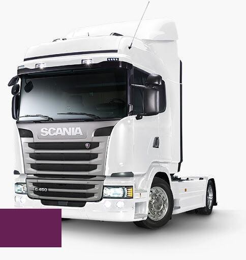 Levně Autolak ve spreji Scania 1406135 VIOLET kvalita autolaku Profesionální (2K)
