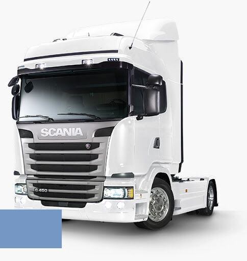 Levně Autolak ve spreji Scania 1406132 HELLBLAU kvalita autolaku Profesionální (2K)