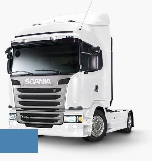 Levně Autolak ve spreji Scania 1366976 LIGHT BLUE kvalita autolaku Profesionální (2K)