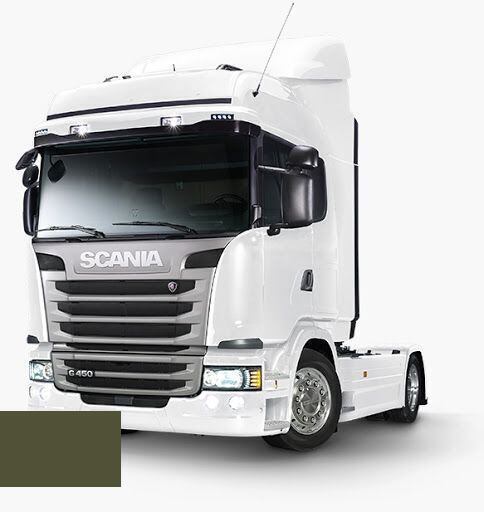Levně Autolak ve spreji Scania 2713367 GREEN kvalita autolaku Profesionální (2K)