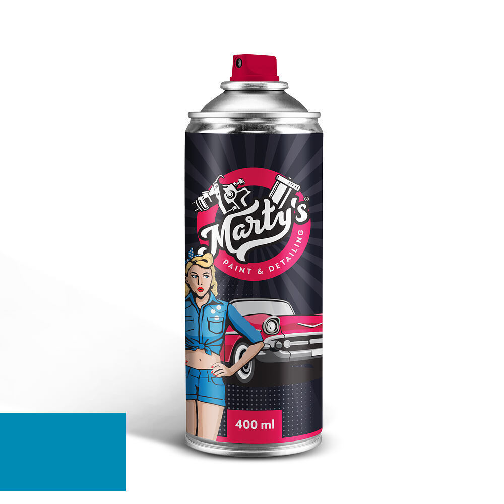 Levně Autolak ve spreji Renault 32 BLEU CADIE kvalita autolaku Profesionální (2K)