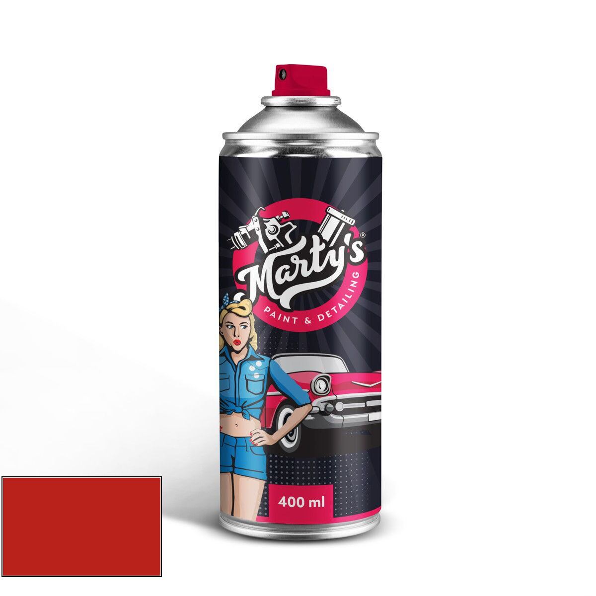 Levně Barva ve spreji Daewoo 78U Coke Red kvalita autolaku Profesionální (2K)