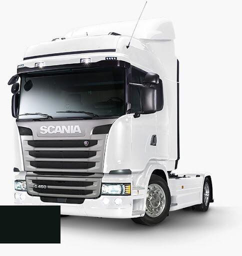 Levně Autolak ve spreji Scania 1428886 BLACK kvalita autolaku Profesionální (2K)