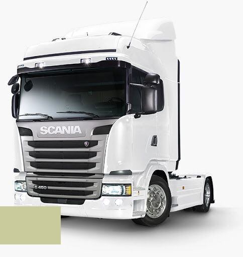 Levně Autolak ve spreji Scania 1406129 PASTELLGRUEN kvalita autolaku Profesionální (2K)