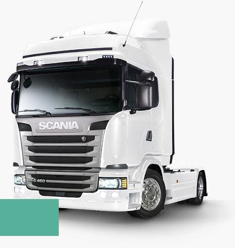 Levně Autolak ve spreji Scania 1549560 GREEN kvalita autolaku Profesionální (2K)