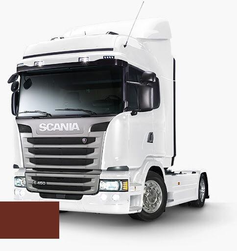 Levně Autolak ve spreji Scania 1406057 RED RAL3009 kvalita autolaku Profesionální (2K)