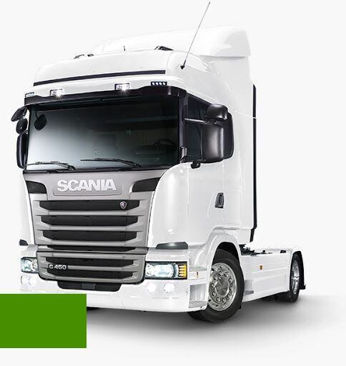 Levně Autolak ve spreji Scania 1406934 LIME GREEN kvalita autolaku Profesionální (2K)