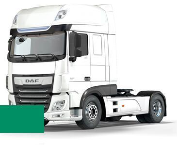 Levně Barva na auto ve spreji DAF E0608GREE GROEN H7903 kvalita autolaku Profesionální (2K)