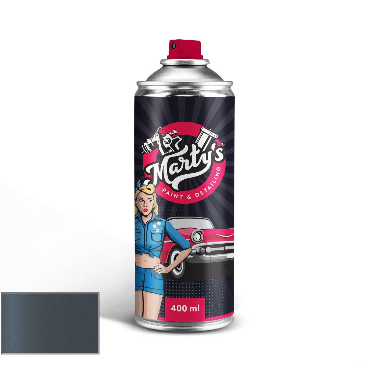 Levně Barva ve spreji Porsche LM5G Graphitblau