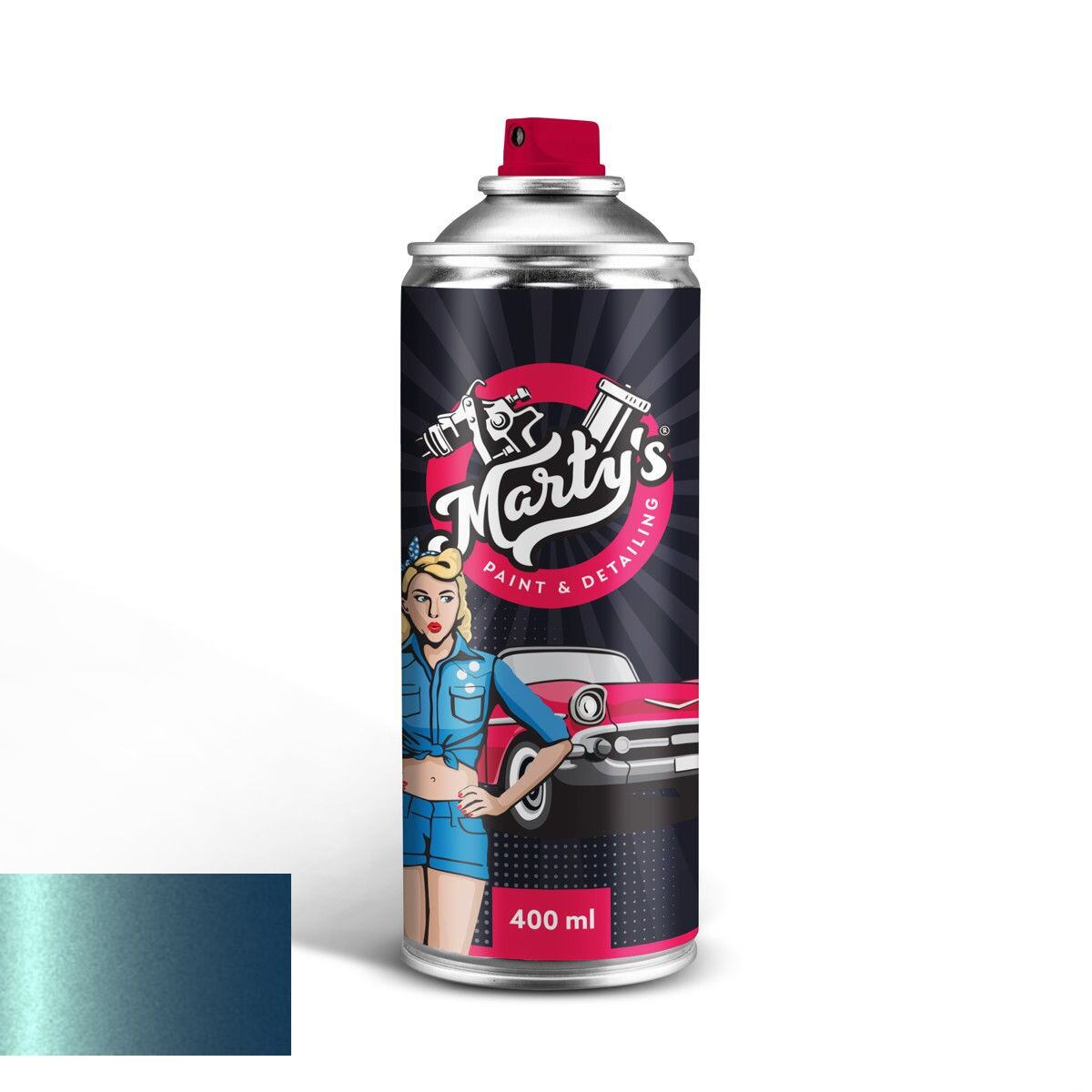 Levně Autolak ve spreji Citroen KMY Bleu Lucia Nacre