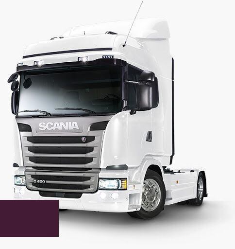 Levně Autolak ve spreji Scania 1366991 VIOLET RAL4007 kvalita autolaku Profesionální (2K)