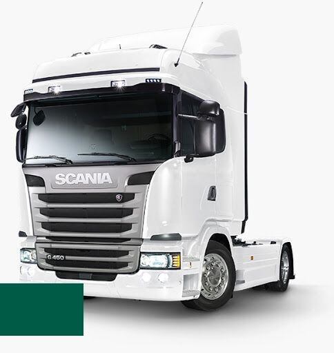 Levně Autolak ve spreji Scania 1366602 SCANIA GRUEN kvalita autolaku Profesionální (2K)