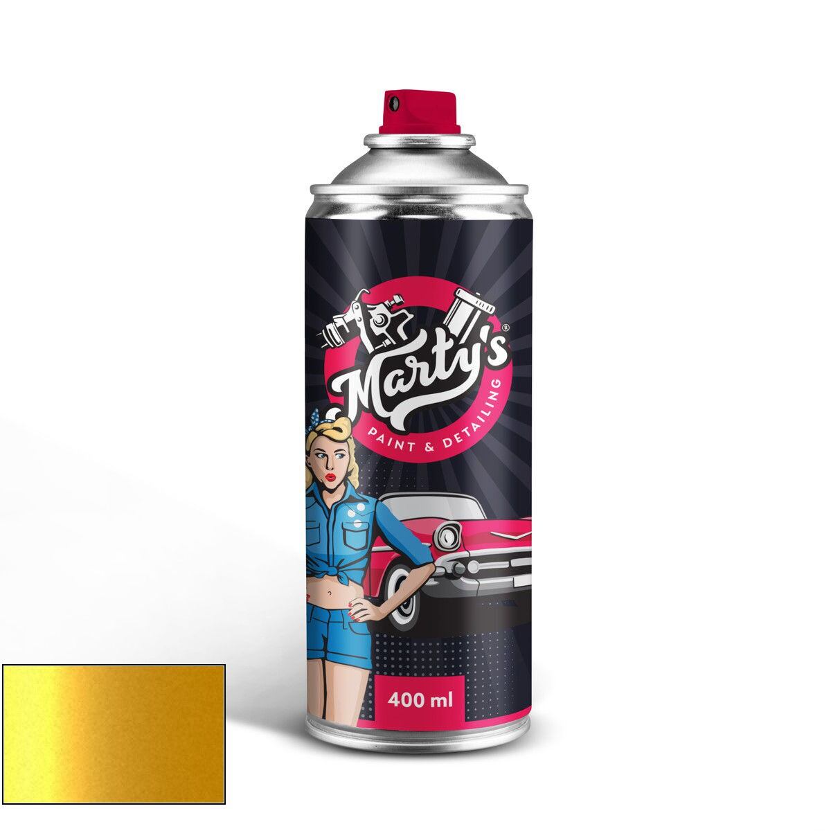 Levně Barva ve spreji Porsche 7N Safrangelbmetallic