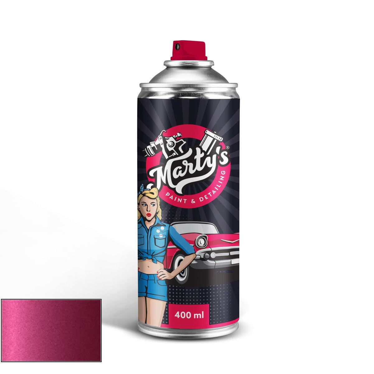 Levně Barva ve spreji Porsche 82K Pink Red