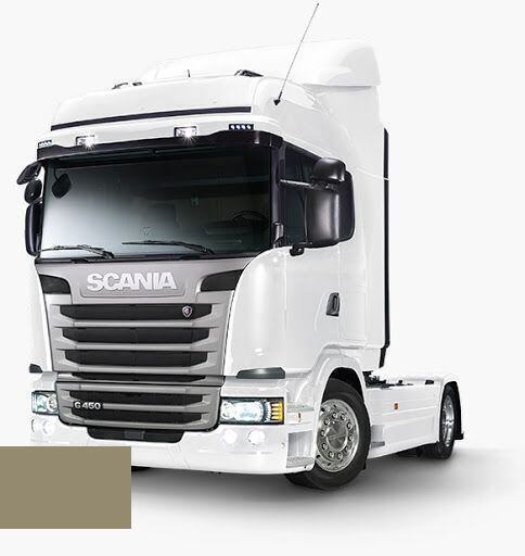 Levně Autolak ve spreji Scania 1406930 GREY RAL7034 kvalita autolaku Profesionální (2K)