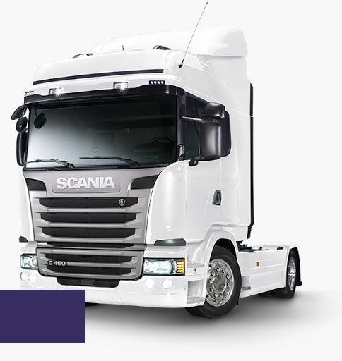 Levně Autolak ve spreji Scania 1438872 VIOLET kvalita autolaku Profesionální (2K)