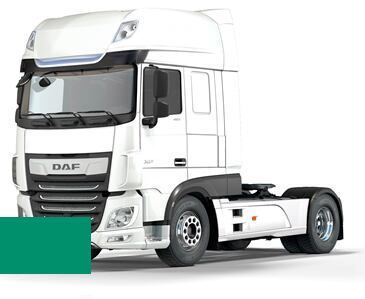 Levně Barva na auto ve spreji DAF E0587GREE M-H BEKX BV GROEN kvalita autolaku Profesionální (2K)