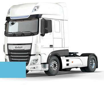 Levně Barva na auto ve spreji DAF 1318505 FLN5742 LICHTBLAUW kvalita autolaku Profesionální (2K)