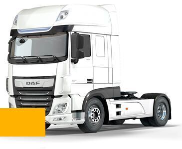 Levně Barva na auto ve spreji DAF 1883067 CONOCO YELLOW kvalita autolaku Profesionální (2K)