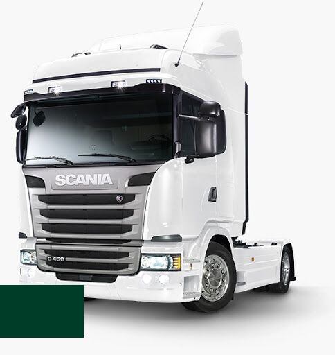 Levně Autolak ve spreji Scania 1366622 GREEN RAL6005 kvalita autolaku Profesionální (2K)