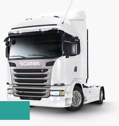 Levně Autolak ve spreji Scania 1366960 SCANIA GRUENBLAU kvalita autolaku Profesionální (2K)