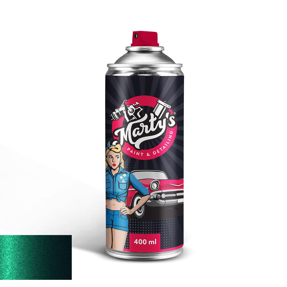 Levně Barva na auto ve spreji Ford PE8EWHA AMAZON GREEN MET