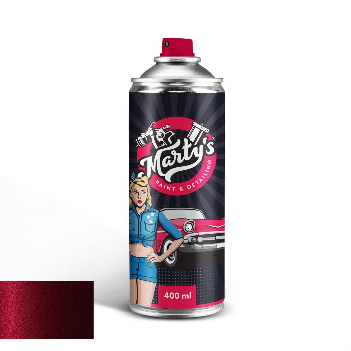 Levně Autolak ve spreji Chrysler NRV Velvet Red Pearl