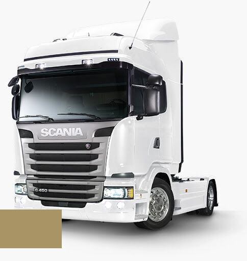 Levně Autolak ve spreji Scania 1406175 YELLOW RAL1020 kvalita autolaku Profesionální (2K)