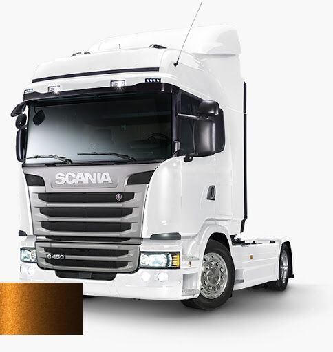 Levně Autolak ve spreji Scania 100284 BLACK AMBER