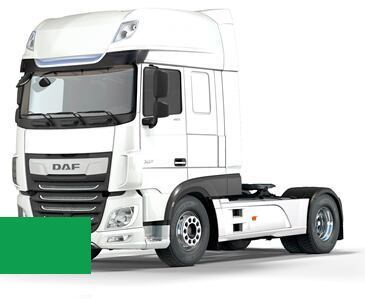 Levně Barva na auto ve spreji DAF 1316884 VIVET GROEN kvalita autolaku Profesionální (2K)