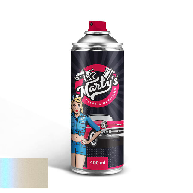 Vopsea spray pentru motociclete Triumph NI PEARL WHITE 2buc/pachet